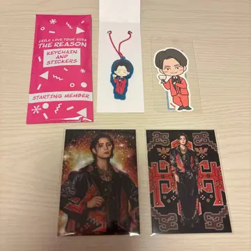 [ 익명 배송 ] EXILE 카미야 켄타 러버 키링, 포토 카드 3개