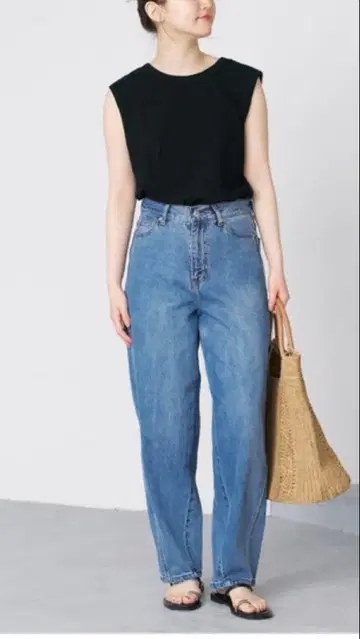 IENA 이에나 커브 실루엣 데님 36