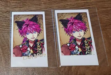 악마 집사와 검은 고양이 아쿠네코 라토 사진풍 카드 레어 포함 2장 세트