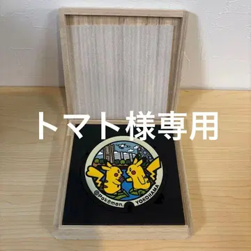 포켓몬스터 맨홀 뚜껑 작은 맨홀 피카츄 이브이 세트