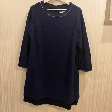 KUMIKYOKU 7 사이즈 네이비 원피스