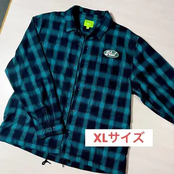 HUF () 체크 무늬 플란넬 자켓 셔츠