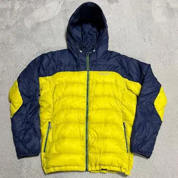 Marmot navy/yellow down jacket