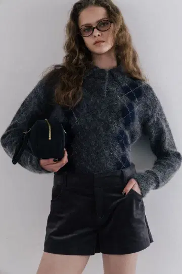 [택 포함 새상품] THE TOE Marien Argyle Knit