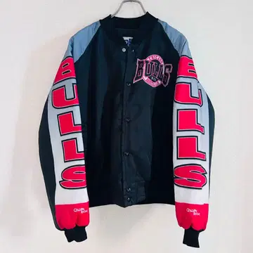 [ 90년대 초레어 ] NBA 시카고 불스 블루종 자켓 백 로고