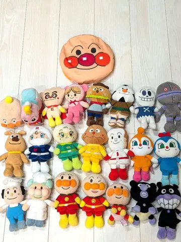 호빵맨 프리치이 콩 봉제 인형 22체 덤 포함