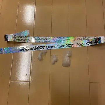 Snow Man Dome Tour 2025-2026 은색 테이프 삿포로