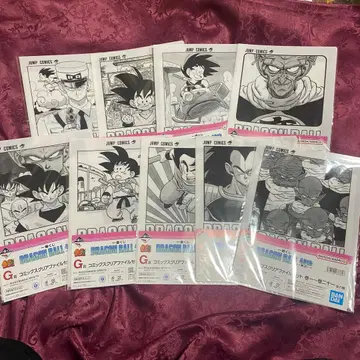 제일복권 DRAGON BALL 40th 그 9번째 G상 클리어 파일 9종