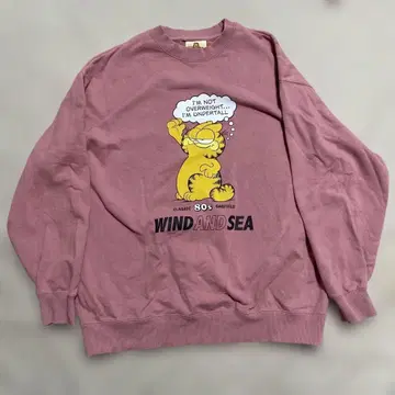 가필드 x wind and sea 크루넥