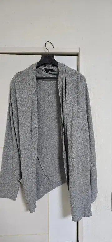 TK MIXPICE 그레이 가디건 XL