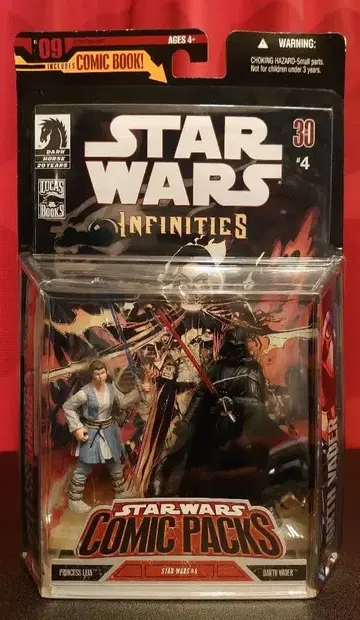 스타 워즈 코믹 팩 프린세스 레이아 다스 베이더 3.5인치