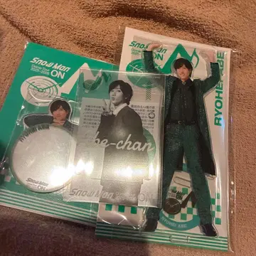 3종 세트 아베 료헤이 SnowMan 아크릴 스탠드 스티커 ON