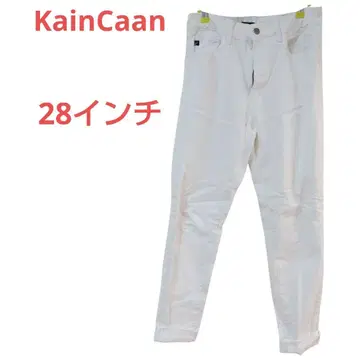 1점 KainCaan 화이트 [ 28인치 ] 스트레이트 데님 캐주얼