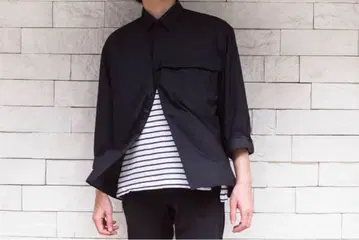 ONFAdd 블루종 필름 의류 블랙