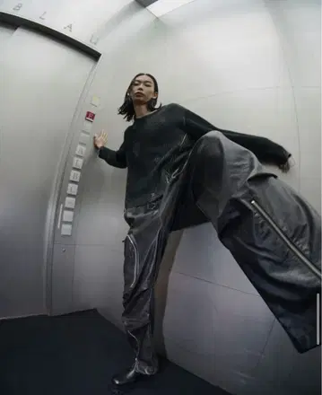 젠트 루이스 집 레더 팬츠 젠틀 루이스