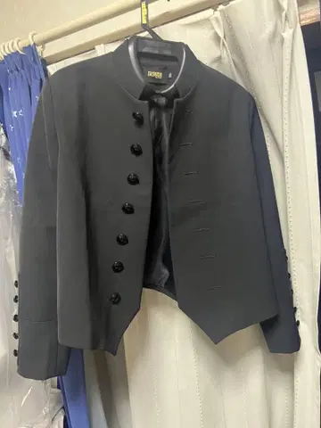 블랙 테일러드 자켓