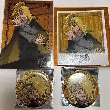 NARUTO 프린세스 카페 캔뱃지 특전 브로마이드 스냅 데이다라