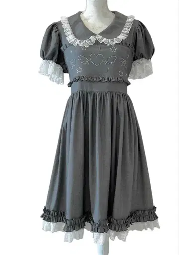 HEIHEI 페어리 원피스 그레이