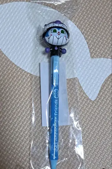 호빵맨 뮤지엄 한정판 액션 볼펜 세균맨 코킨짱