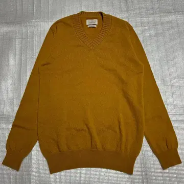 EDIFICE 에디피스 캐시미어 100% V넥 니트 스웨터 M