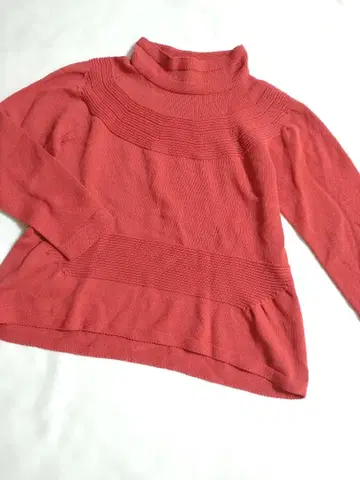 브랜드 HIROKO BIS 빨간색 니트 플레어 디자인 M 9호 고급