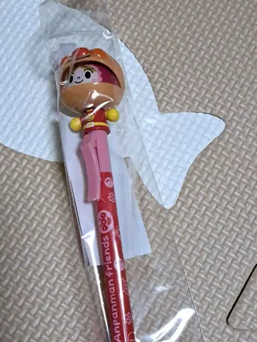 호빵맨 뮤지엄 한정판 액션 볼펜 호빵맨 아카짱맨