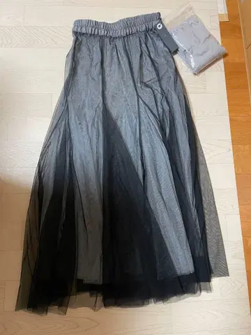 지나시스 튤 롱 스커트