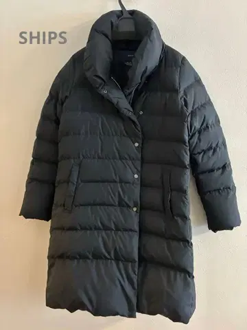 SHIPS x LIMONTA 다운 코트 사이즈 38 블랙