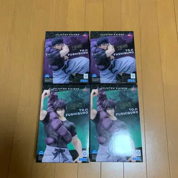 주술회전 Luminasta 피규어 후시구로 토우지 4개 세트