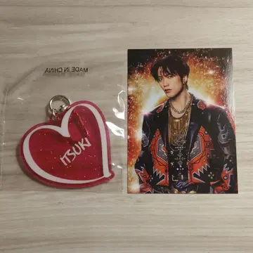 후지와라 이츠키 키링 포토 카드