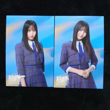 히나타자카46 마츠오 사쿠라 [신참자 2025] 엽서 2종 컴프 세트 2