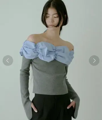 SORIN 오프숄더 니트탑