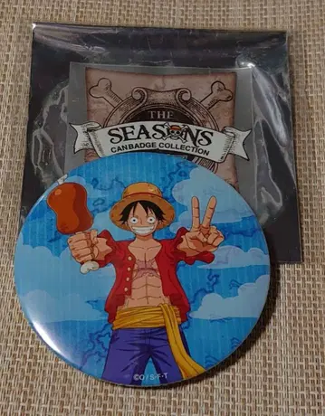 원피스 후지TV 한정판 THE SEASONS 캔뱃지 루피