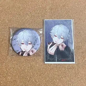 니지산지 쿠츠하 사진풍 카드 캔뱃지 레어