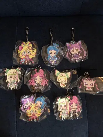 너와 아이돌 프리큐어 캡슐 러버 마스코트 2 컴플리트 세트