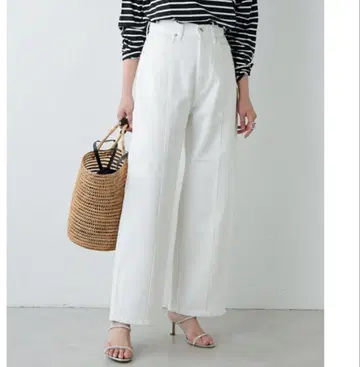 드로잉 넘버스 drawing numbers 센터 절개 와이드 데님