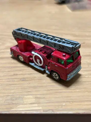 토미카 블랙 상자 히노 소방 자동차 1E 휠 일본제 당시물