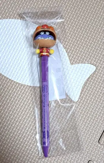 호빵맨 뮤지엄 한정판 액션 볼펜 호빵맨 세균맨