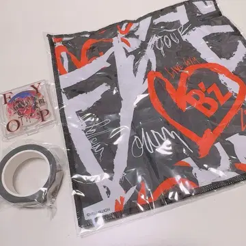 B'z FYOP 가챠가챠 파이버 타월 로고 아크릴 스탠드