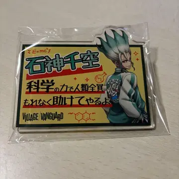 빌리지 뱅가드 석신천공 Dr.STONE 아크릴 배지
