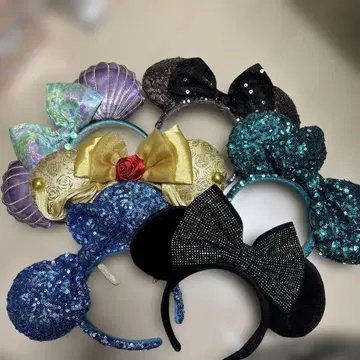 디즈니 머리띠 6개 세트