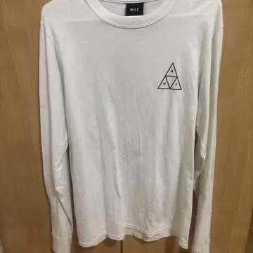 HUF 화이트 롱 슬리브 T셔츠 S
