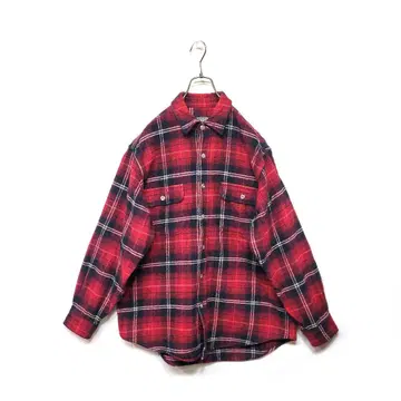 레어 90's FIELD & STREAM 옴브레 육중한 헤비 플란넬 셔츠