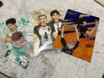 하이큐 클리어 파일 세트 카라스노 후쿠로다니 아오바죠사이