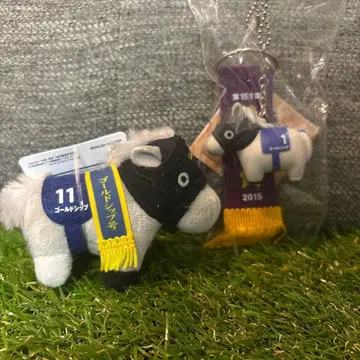 골드십 우승 레이 소프트 비닐 피규어 미니 마스코트 볼체인 2개 세트