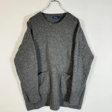 새상품급 폴로 랄프로렌 니트 스웨터 M 캐시미어 혼방 포켓 가을/겨울