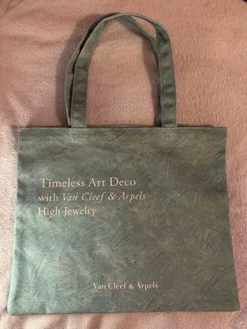 영원한 순간 반 클리프&아펠 전시회 공식 한정 토트백 미사용품