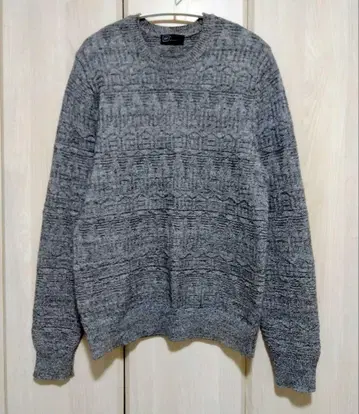 [ GAP ] 갭 케이블 짜임 그레이 믹스 ( M )