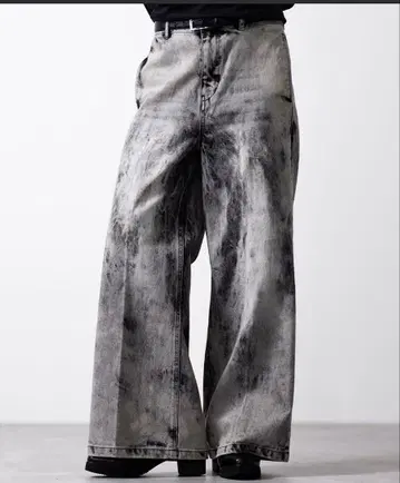 CLEL 빈티지 디자인 플레어 데님 팬츠 인기