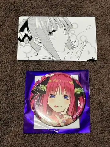 5등분의 신부 Anisugar 도넛 캔뱃지 나카노 니노 덤 포함